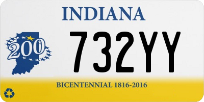 IN license plate 732YY