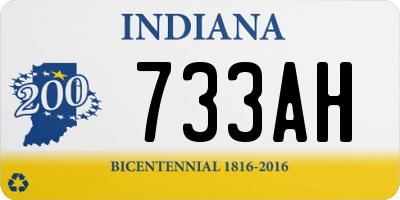 IN license plate 733AH