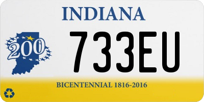 IN license plate 733EU