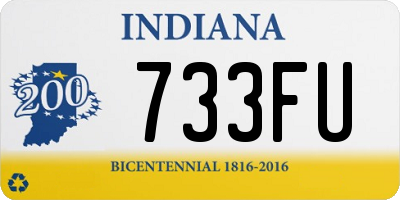 IN license plate 733FU