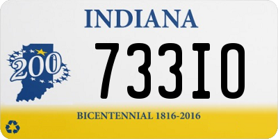 IN license plate 733IO