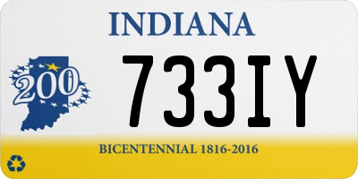 IN license plate 733IY