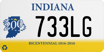 IN license plate 733LG