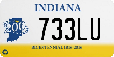 IN license plate 733LU