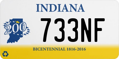 IN license plate 733NF