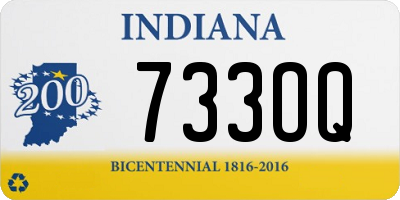 IN license plate 733OQ