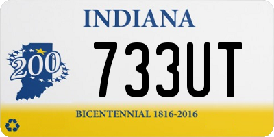 IN license plate 733UT