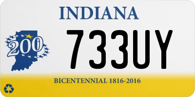 IN license plate 733UY