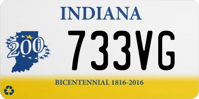 IN license plate 733VG