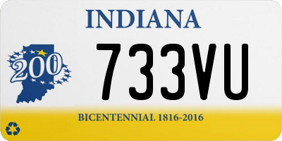 IN license plate 733VU