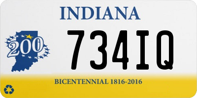 IN license plate 734IQ