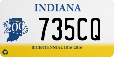 IN license plate 735CQ