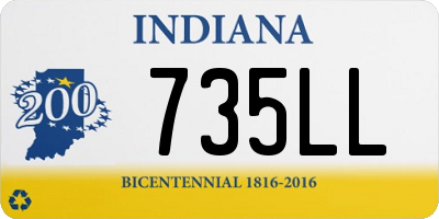 IN license plate 735LL