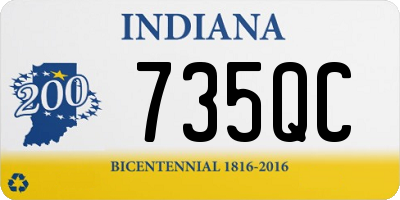 IN license plate 735QC