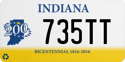 IN license plate 735TT