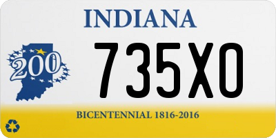 IN license plate 735XO