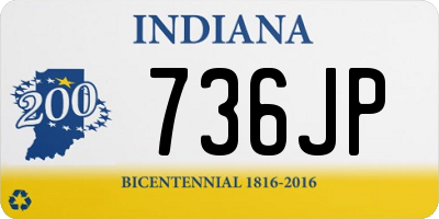 IN license plate 736JP