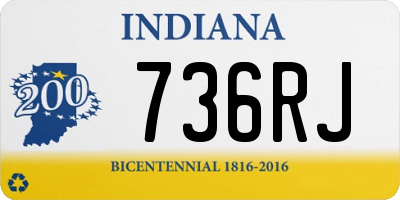 IN license plate 736RJ