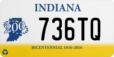 IN license plate 736TQ