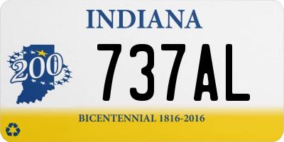 IN license plate 737AL