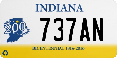 IN license plate 737AN