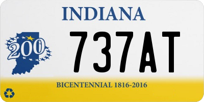 IN license plate 737AT