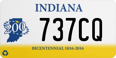 IN license plate 737CQ