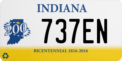 IN license plate 737EN