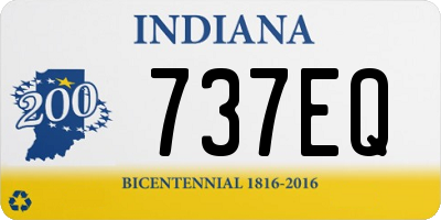 IN license plate 737EQ