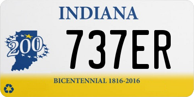 IN license plate 737ER