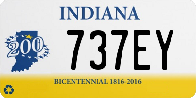 IN license plate 737EY