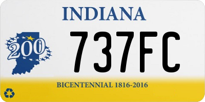 IN license plate 737FC