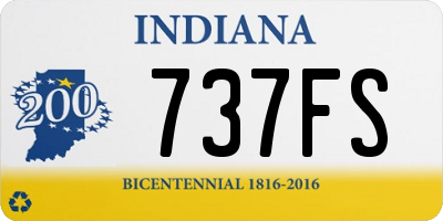 IN license plate 737FS