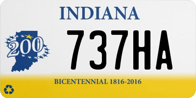IN license plate 737HA
