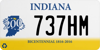 IN license plate 737HM