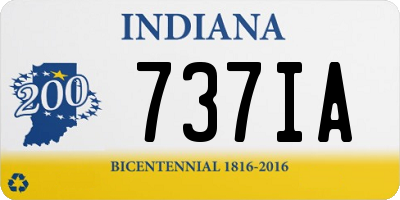 IN license plate 737IA