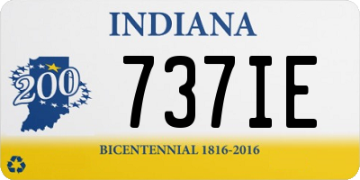 IN license plate 737IE