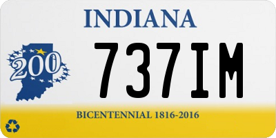 IN license plate 737IM