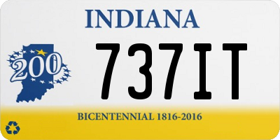 IN license plate 737IT