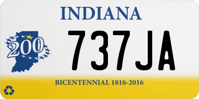 IN license plate 737JA