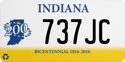IN license plate 737JC