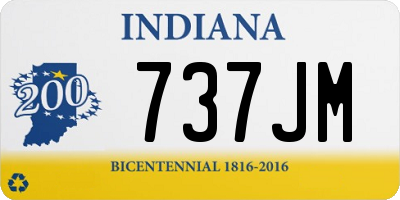 IN license plate 737JM