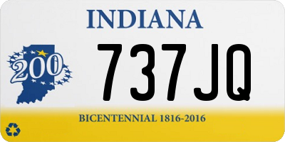 IN license plate 737JQ