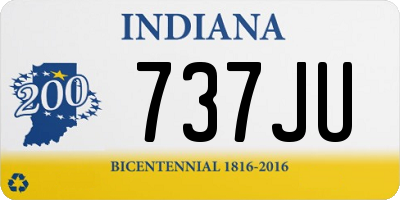 IN license plate 737JU