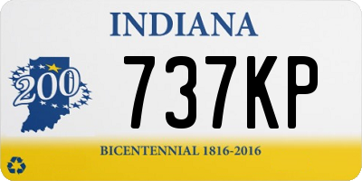 IN license plate 737KP