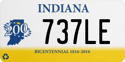 IN license plate 737LE