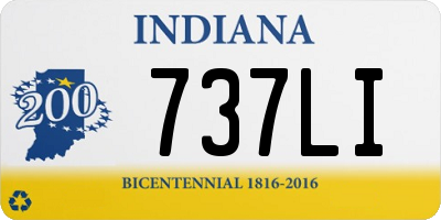 IN license plate 737LI