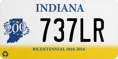 IN license plate 737LR