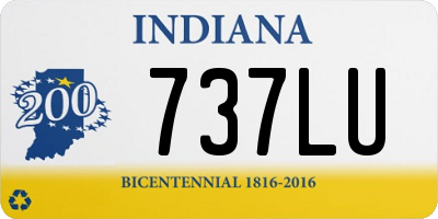 IN license plate 737LU
