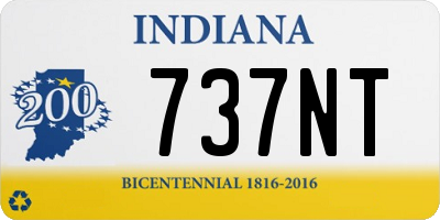 IN license plate 737NT